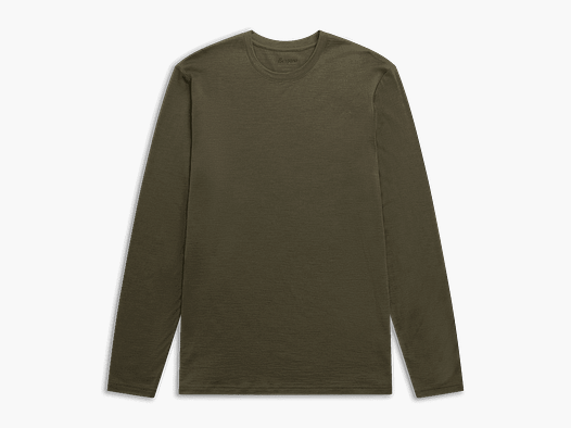 Bergans Merino Manches Longues Hommes Pine Forest S