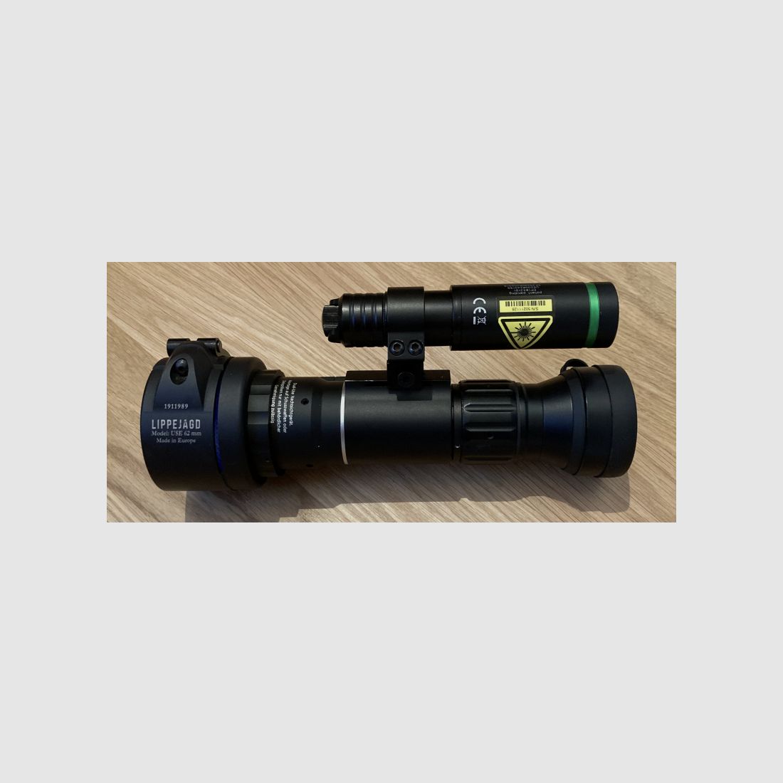 Jahnke Vorsatzgerät DJ-8 NSV 1x48 inkl. Laserluchs und Adapter (kein Dedal, Dipol, Pulsar, Hikmicro)