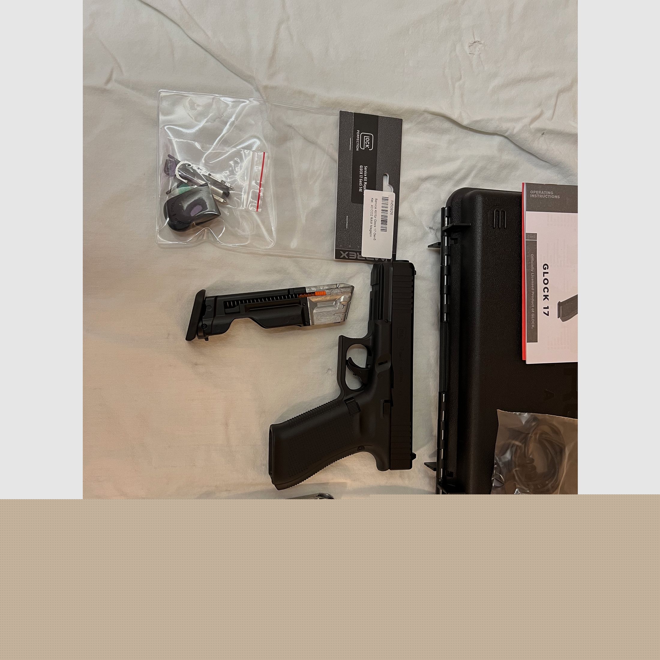 Umarex VFC Glock 17 Gen.5 T4E CO2-RAM pistol caliber .43 new NP 300€