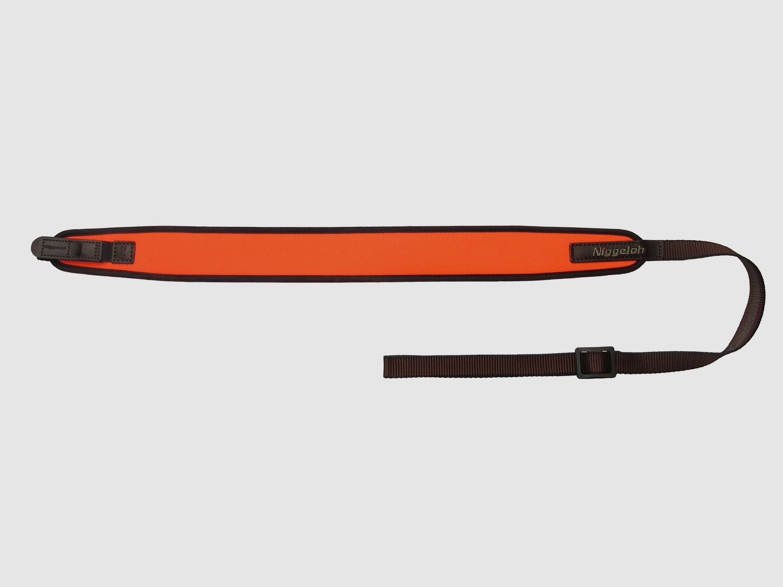 NIGGELOH rifle sling orange 120 cm neoprene with quick-release fasteners