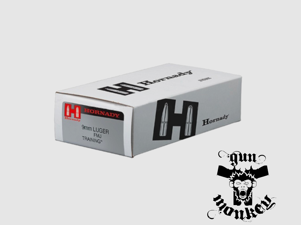 Munición para pistola Hornady cal. 9x19 FMJ 7,5 g/115 gr (1 paquete = 50 unidades) (90269)
