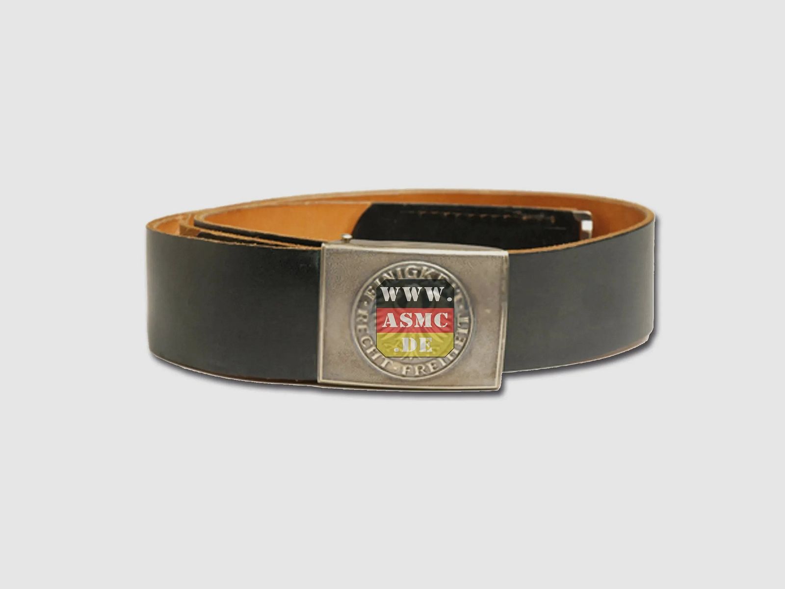 Bundeswehr Original BW Dienstkoppel Leder gebraucht