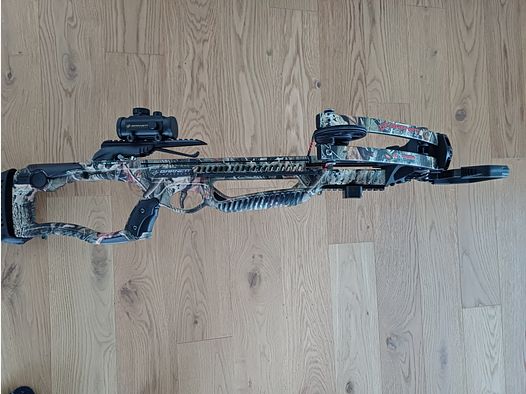 Barnett Raptor FX Compound Armbrust mit Rotpunktvisier und Tragetasche