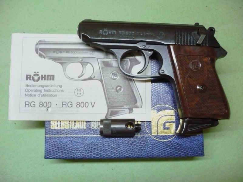 1 Gas-/Schreckschusspistole Röhm RG800, Kal. 8mmK