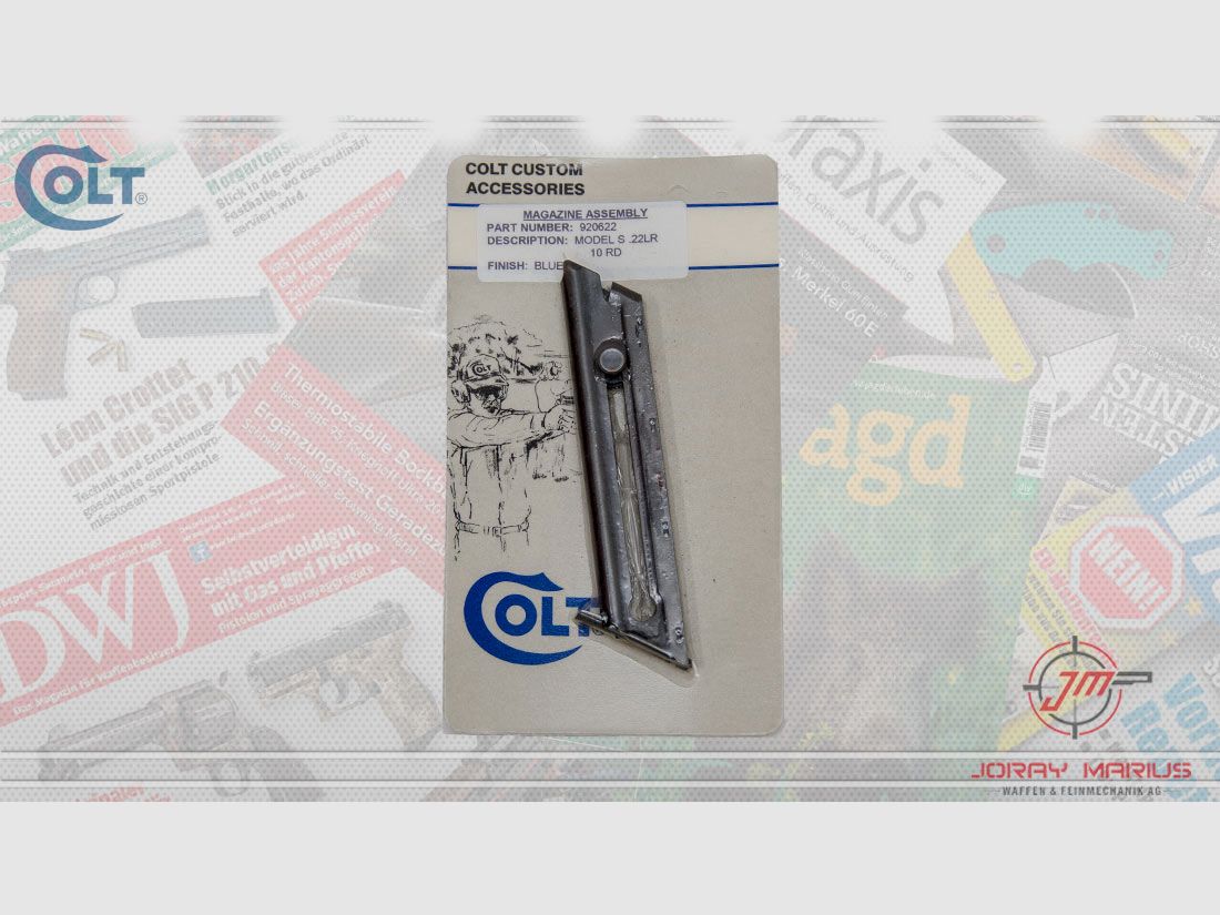 Caricatore Colt .22 .22lr, 10 colpi, blu