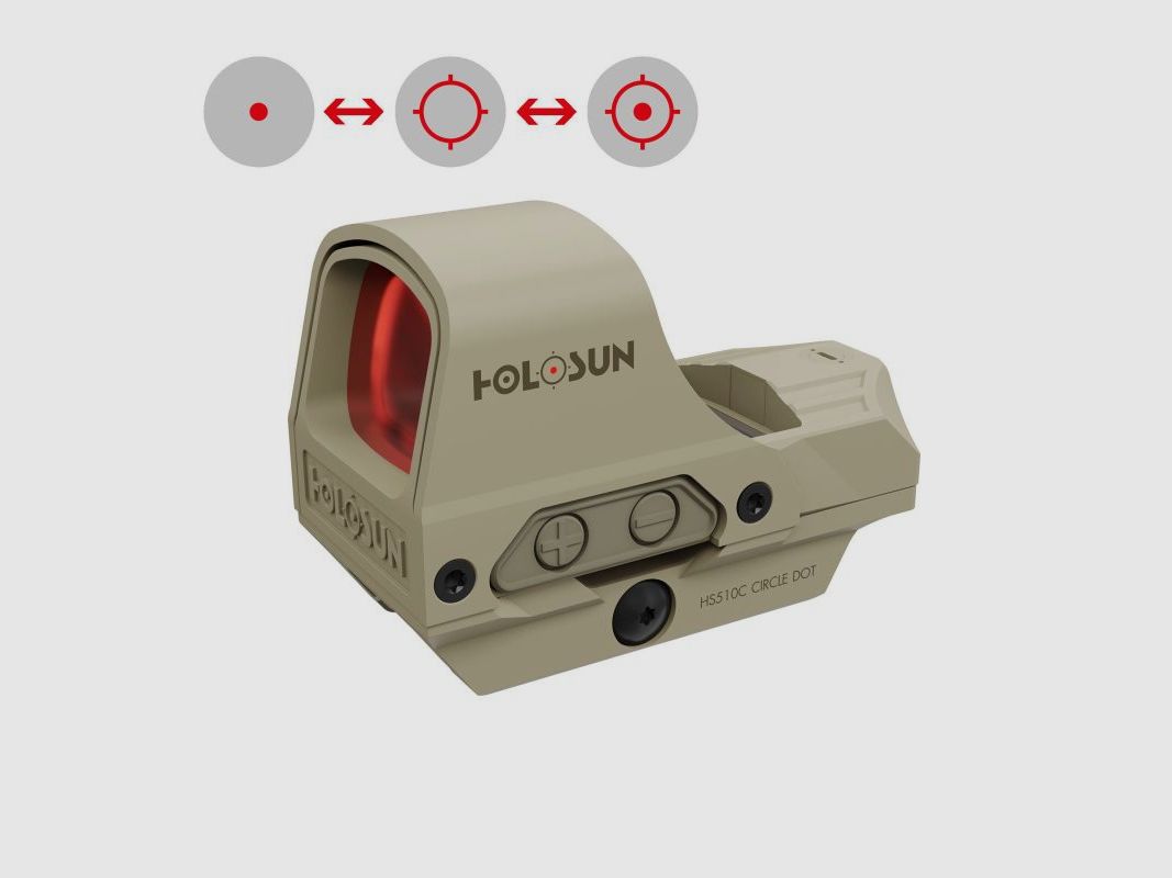 HOLOSUN 510C - FDE/Sand , Rot
