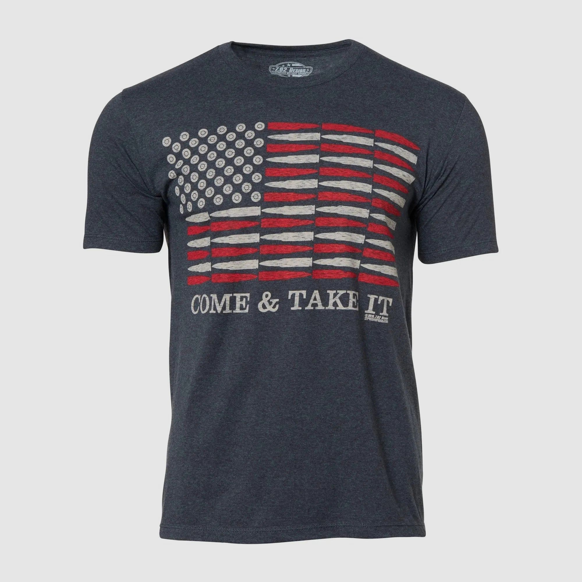7.62 Design 7.62 Design T-Shirt Come & Take It heather navy