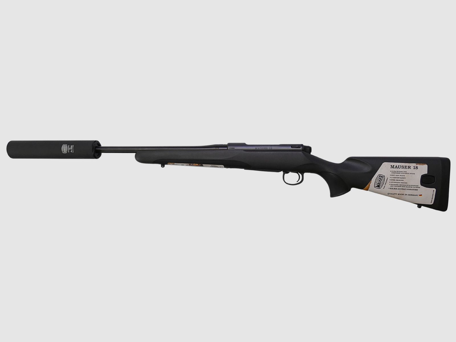Mauser M18 MG M15x1 longueur de canon 51 cm .308 Win pack pour jeunes chasseurs carabines à verrou, image 2 sur 6