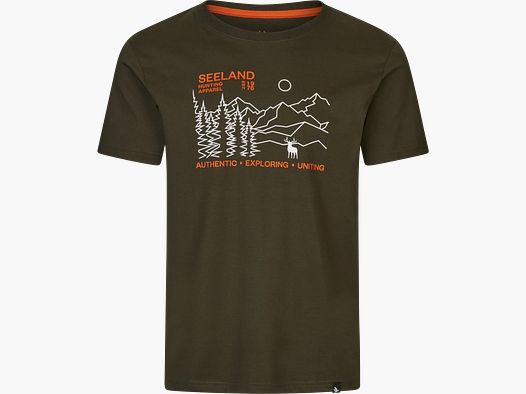 SEELAND LANDSCAPE T-SHIRT PINE GREEN