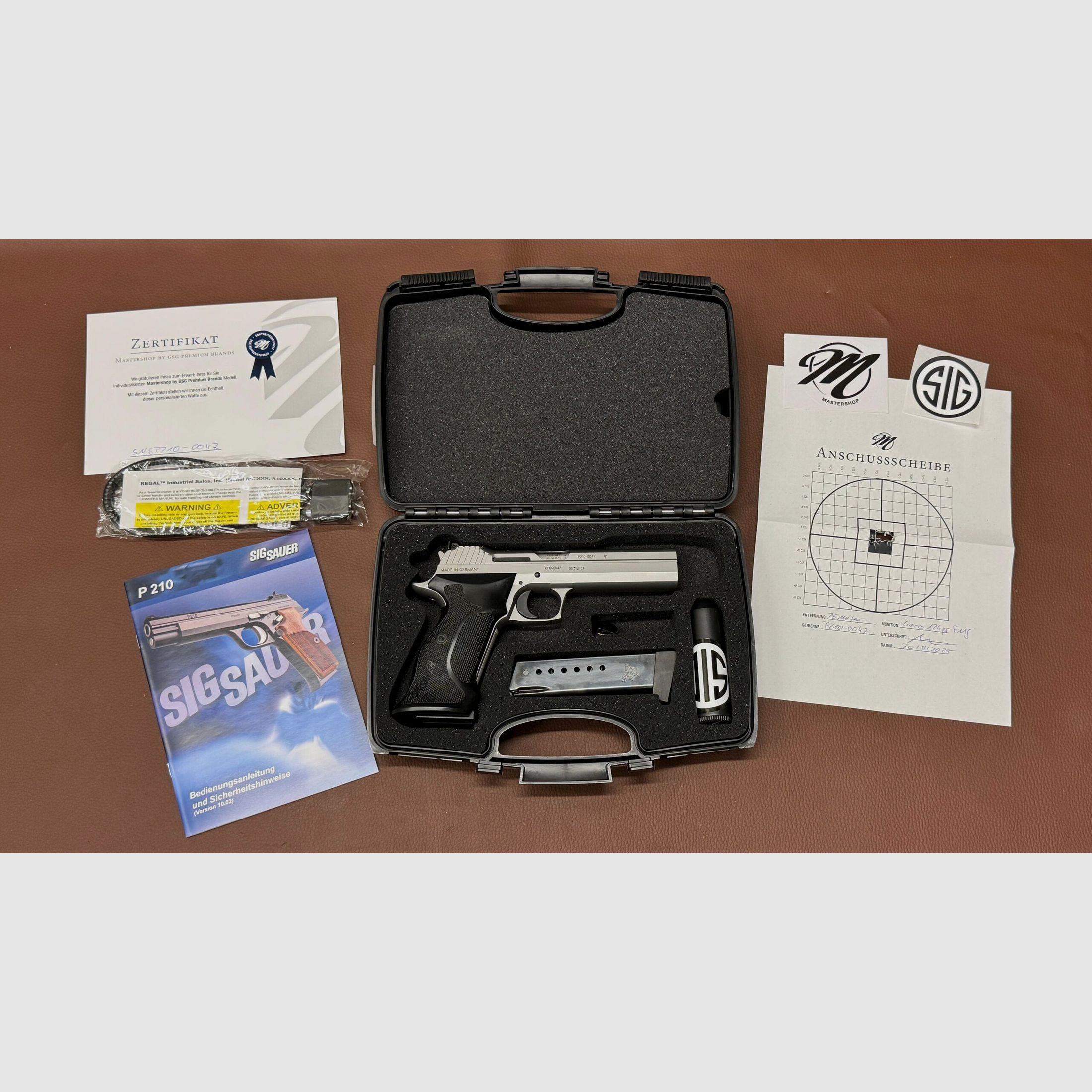 SIG Sauer P210 Target 5" | 9mm Luger | come nuova | Made in Germany | edizione limitata | acciaio inossidabile, immagine 3 di 3