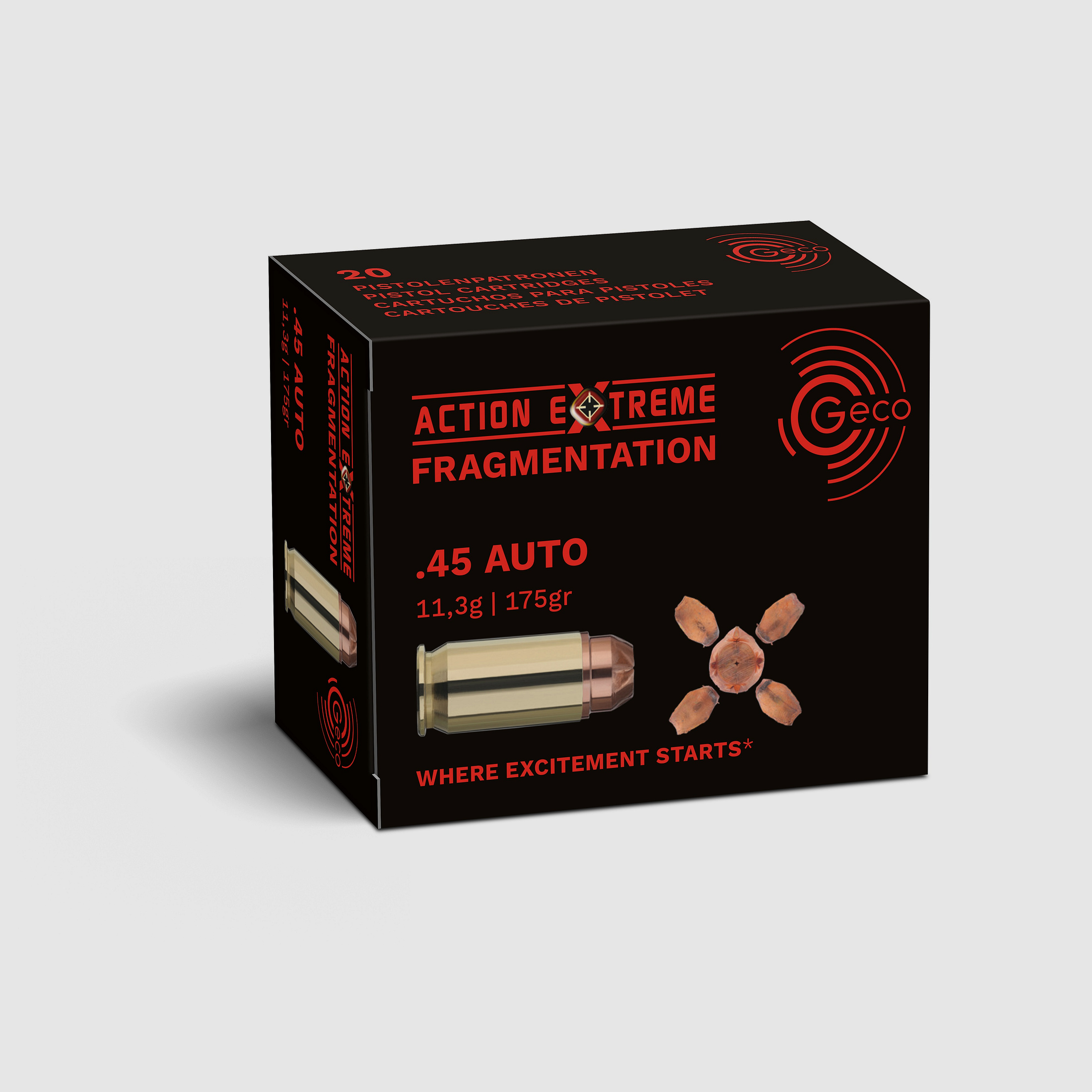 GECO .45ACP Action Extreme Fragment. 11,3g