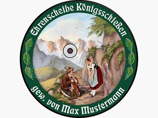 Schützenscheibe ECO-LINE Motiv 191