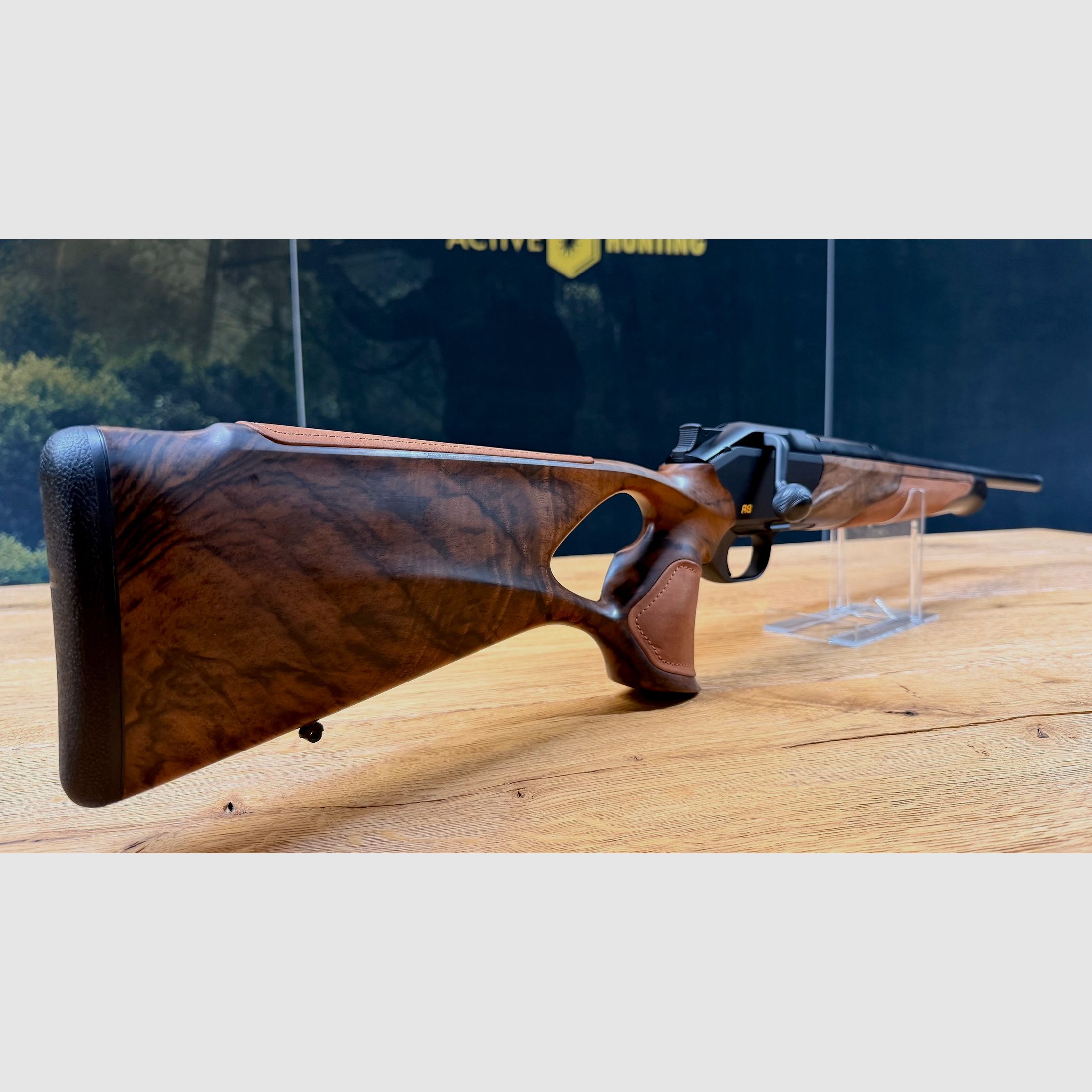 Blaser R8 Success / HK7 Super Finish matt / Chesterfield Leder / Stahlkugel gerändelt / Kaliber & Lauflänge nach Wahl / M15x1 Gewinde / ATEMBERAUBEND, Bild 5 von 11