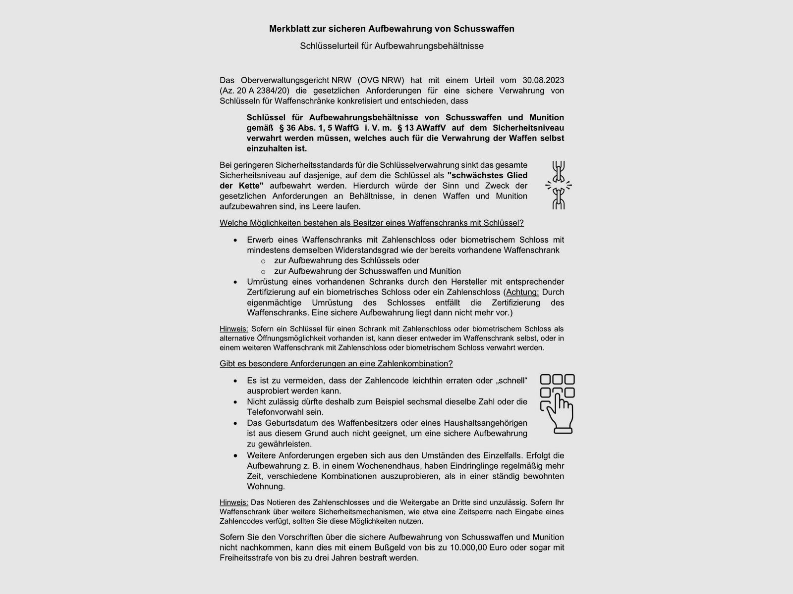 Sejf na broń Eisenbach Klasa 1 z zamkiem elektronicznym EN 1143-1