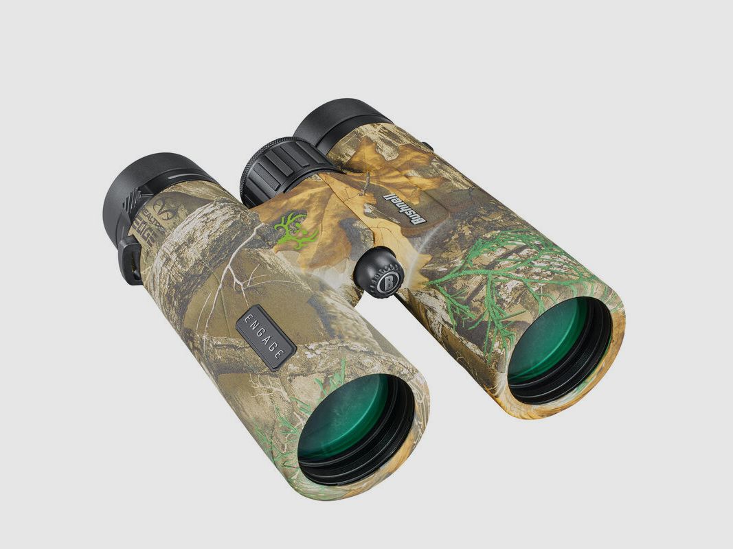 Prismáticos Bushnell Engage 'X' 10x42mm, Real Tree, EDX, FMC, sin plomo