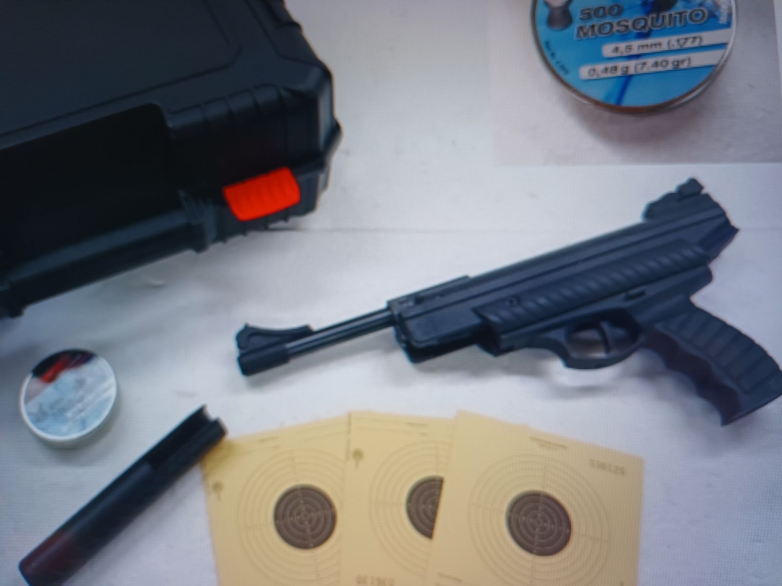 MEGA RARE ,,Webley & SCOTT,, air pistol + case ++++++++, image 1 of 5