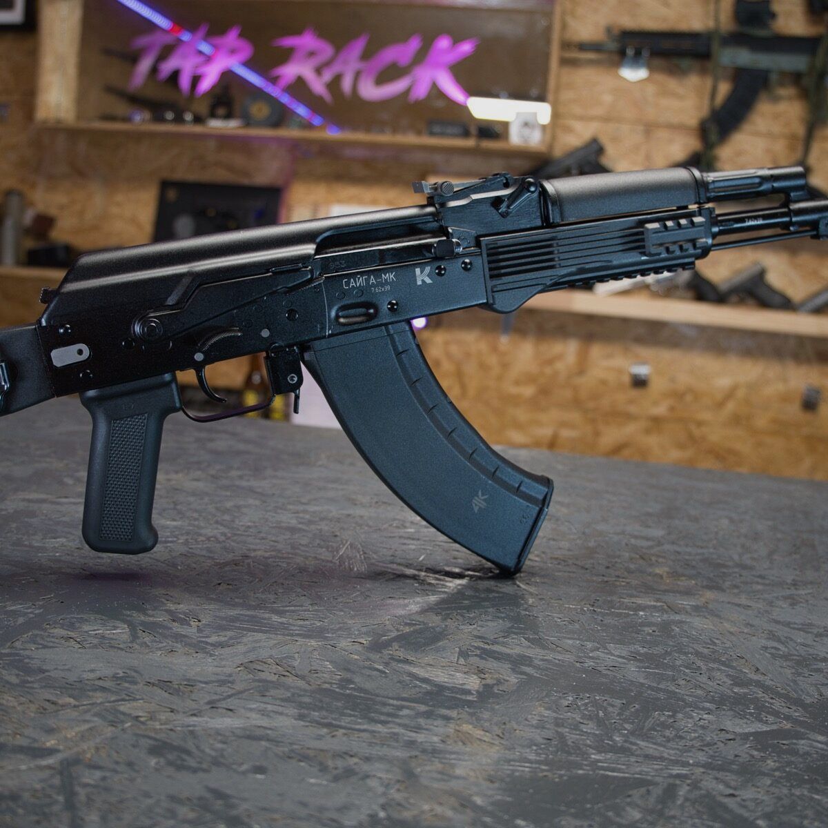 GEBRAUCHT IZHMASH SAIGA MKK-104 – 7,62×39 – Fester Schaft, Bild 7 von 11