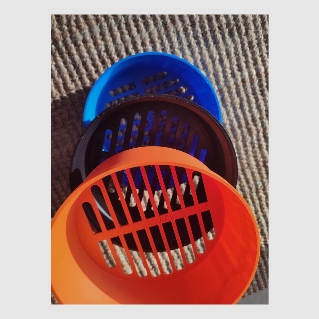 Tamices de cartucho 9mm .40S&W .45ACP