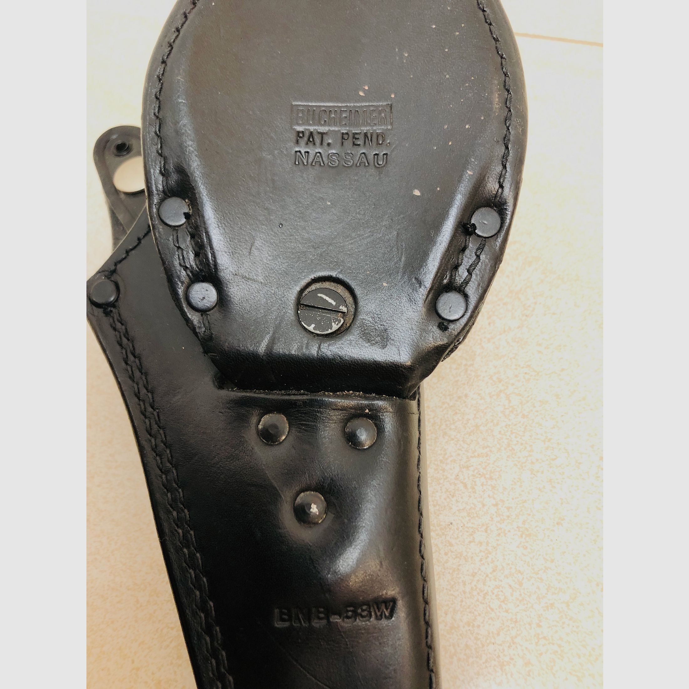 ••• Holster policyjny Bucheimer US + etui + latarka holsterska do rewolweru •••