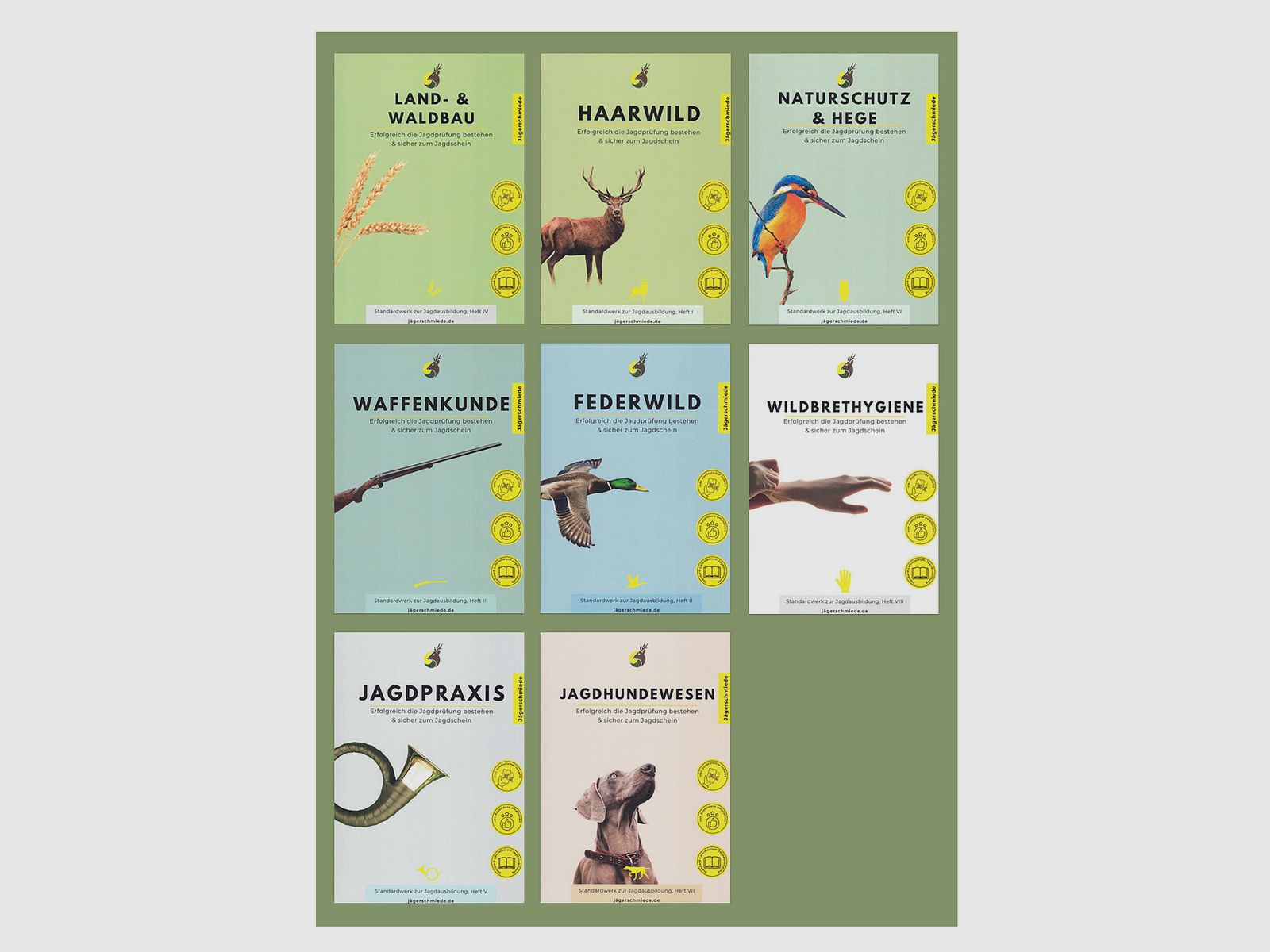 Jägerschmiede Lernhefte