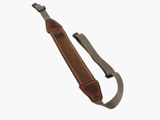 Hornady Universal Gewehrriemen Leder/Nylon – inkl. Riemenbügel – Braun