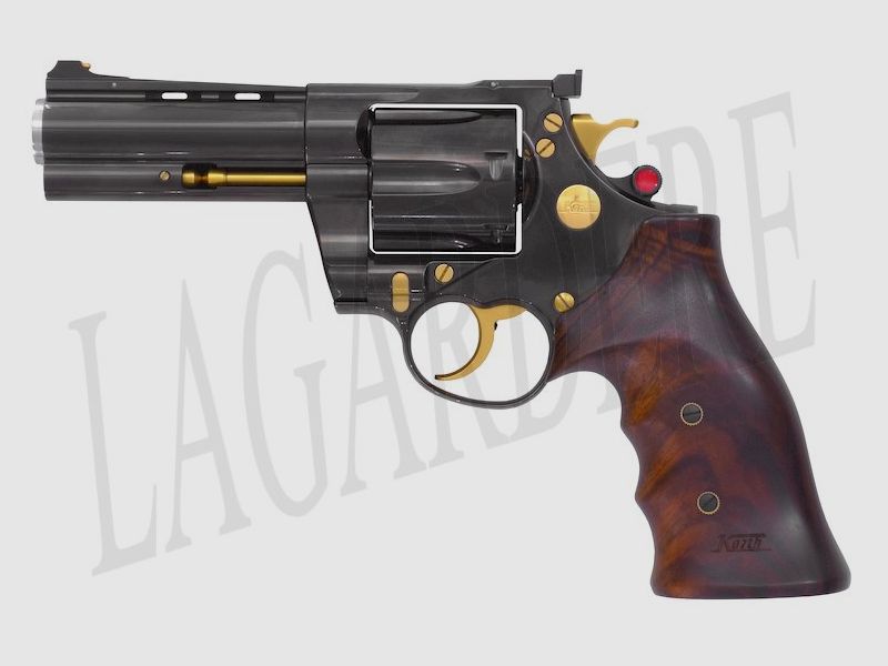 KORTH CLASSIC BLACK/GOLD 4" (REVOLVER)