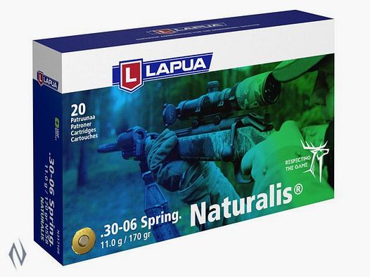 Lapua .30-06Spring Naturalis 11,0g - 169gr.