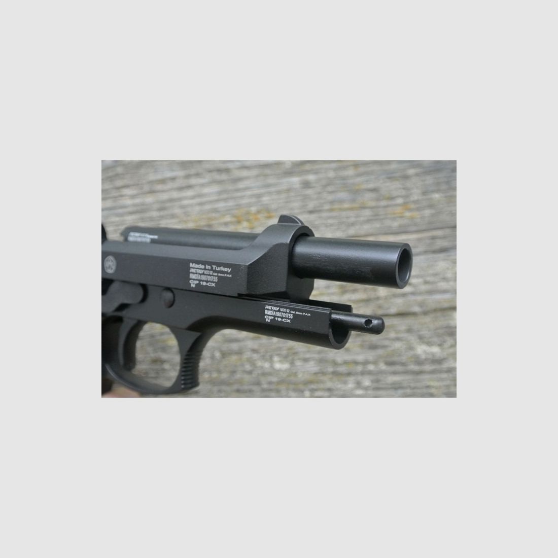 RETAY MOD92 Black 9mm P.A.K. Schreckschusspistole Beretta 92F / M9 Nachbau