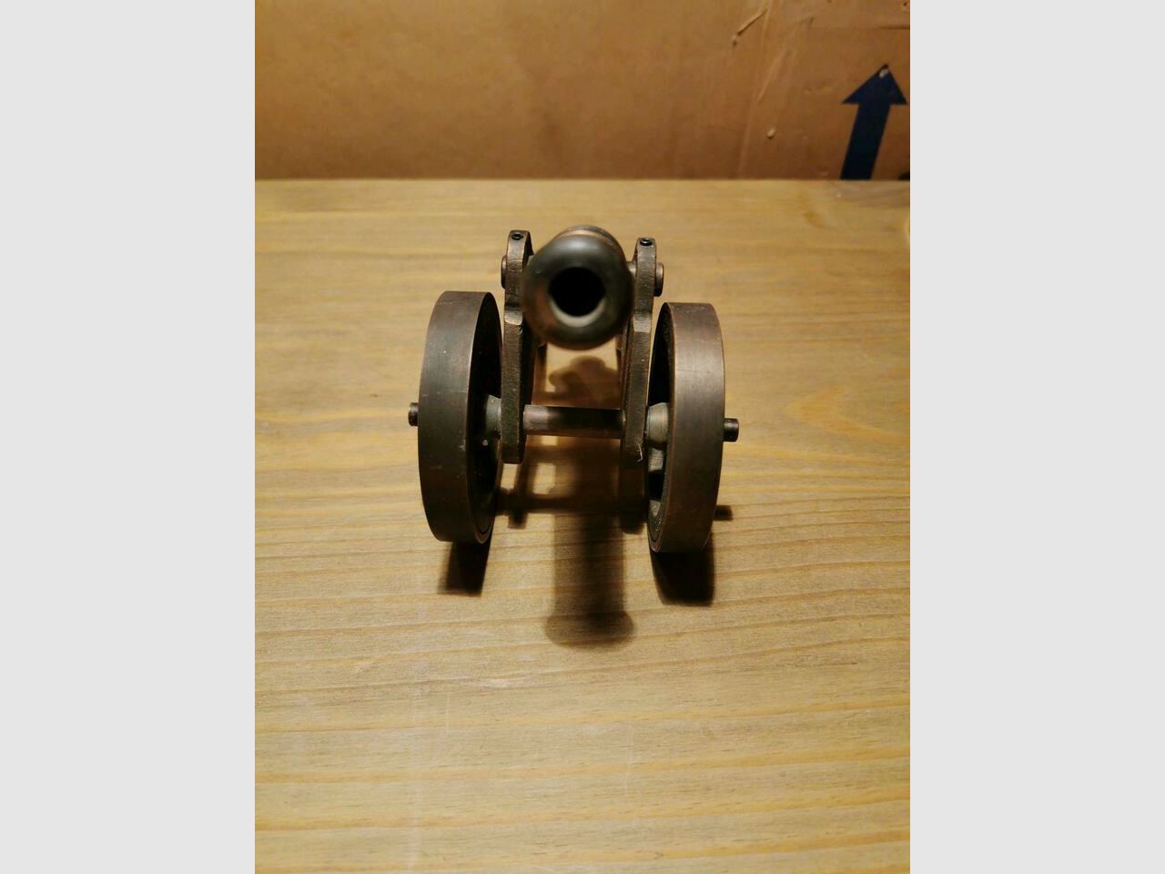 Modellkanone aus Bronze