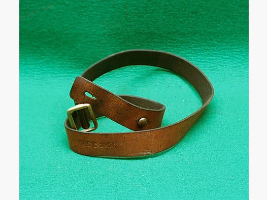 Vecchia cinghia di trasporto cinghia per fucile ca. 90 cm