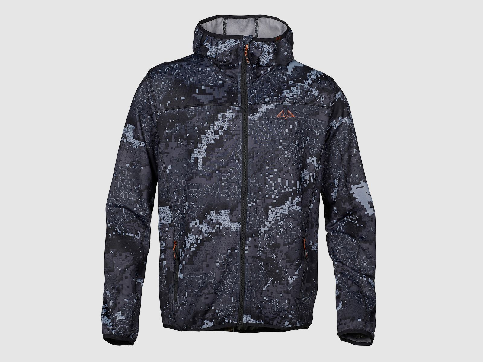 Swedteam Alpha Full Zip Sweater Men Desolve Blak XS