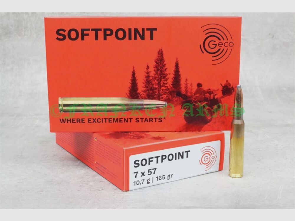 Geco Teilmantel 7x57 165gr. 10,7g 20 Stück Staffelpreis