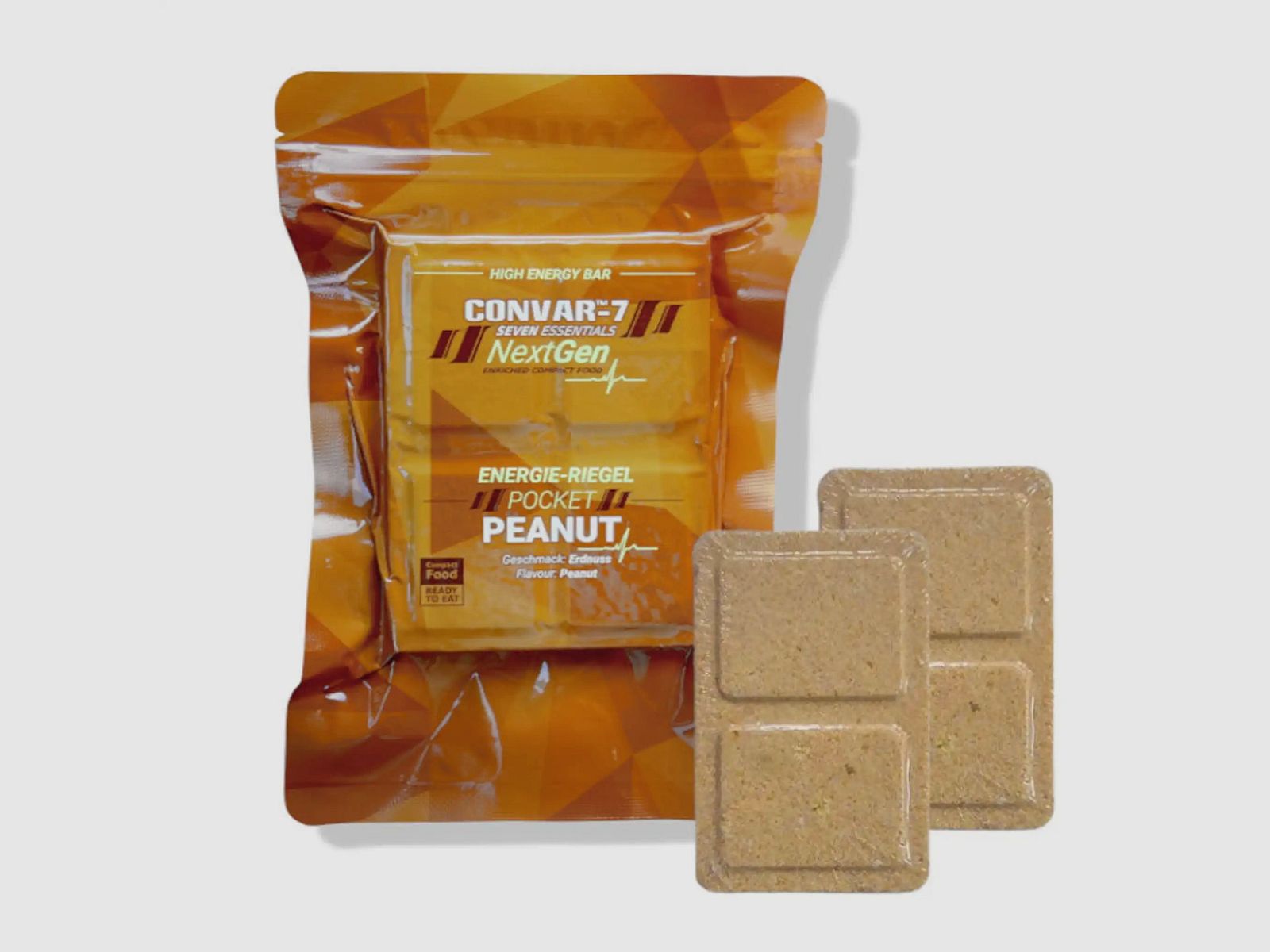 Convar-7 Convar-7 Serratura NextGen Energy Bar Pocket Peanut 9 Pack