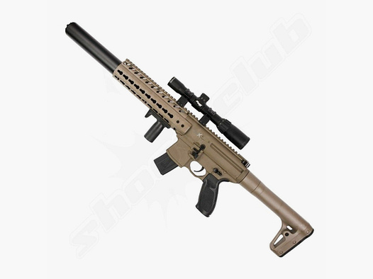 Sig Sauer	 MCX CO2 Gewehr 4,5mm Diabolos + ZF 1-4x24