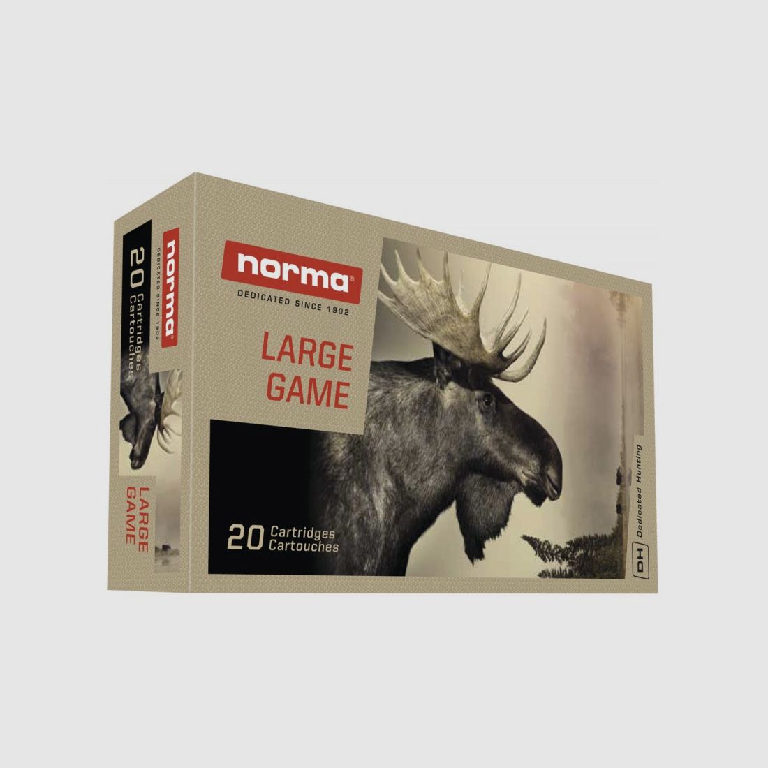 BTE 20 Patrone NORMA ORYX Schalldämpfer Kal. 6,5X55 SCHWEDISCH 156GR 10,1G