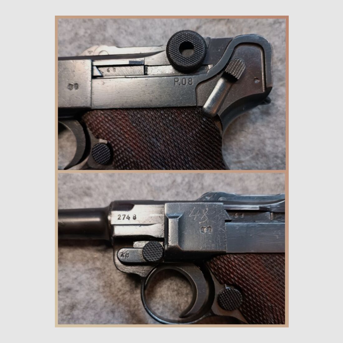Mauser Code byf 42 Mod. P.08 nummerngleich* schöner Zustand