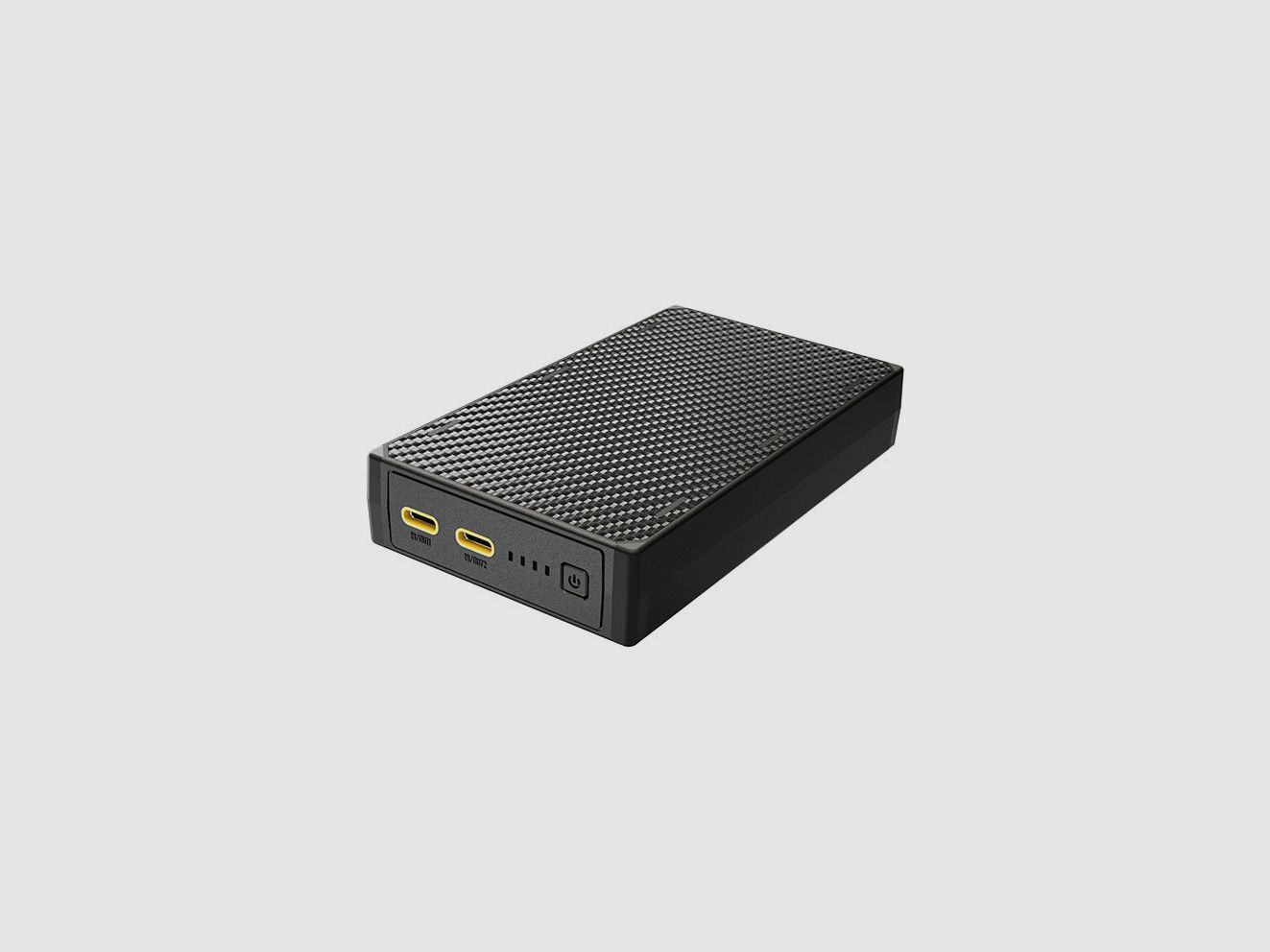 Externe Batterie aus Kohlenstoff 3. Generation - 20.000 mAh, Bild 5 von 6