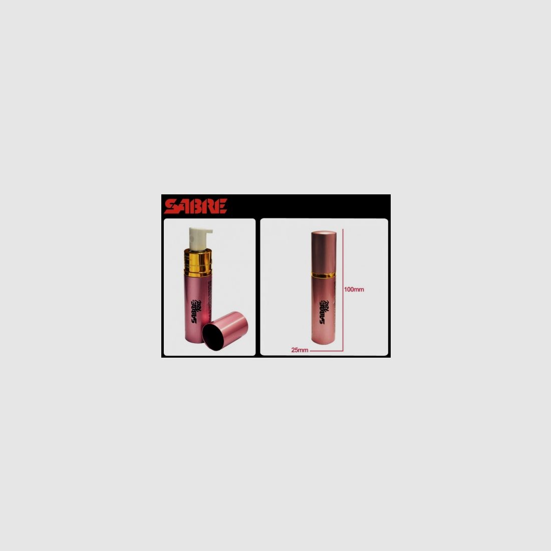 SABRE lipstick-style pepper spray P-CL-LS-22-US (lipstick), image 3 of 3