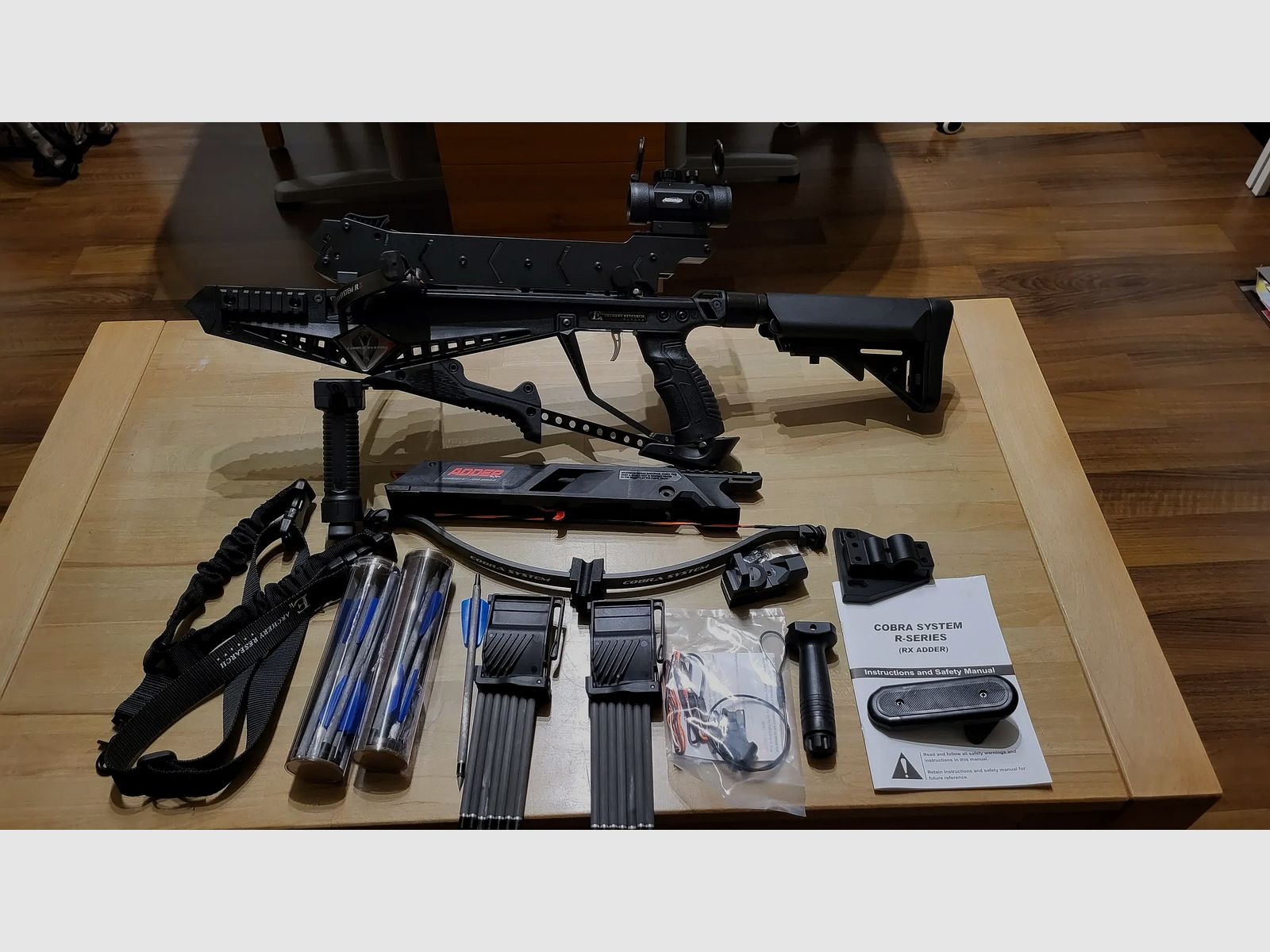 EK Archery Armbrust Cobra Adder Set, viel Zubehör