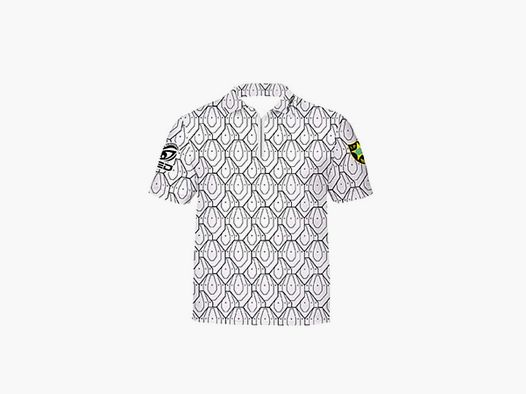 DED White IPSC Ziel T-Shirt, Größe: 3XL, Benutzerdefinierter Name: Kein Name, Kleidungstyp: Kinder