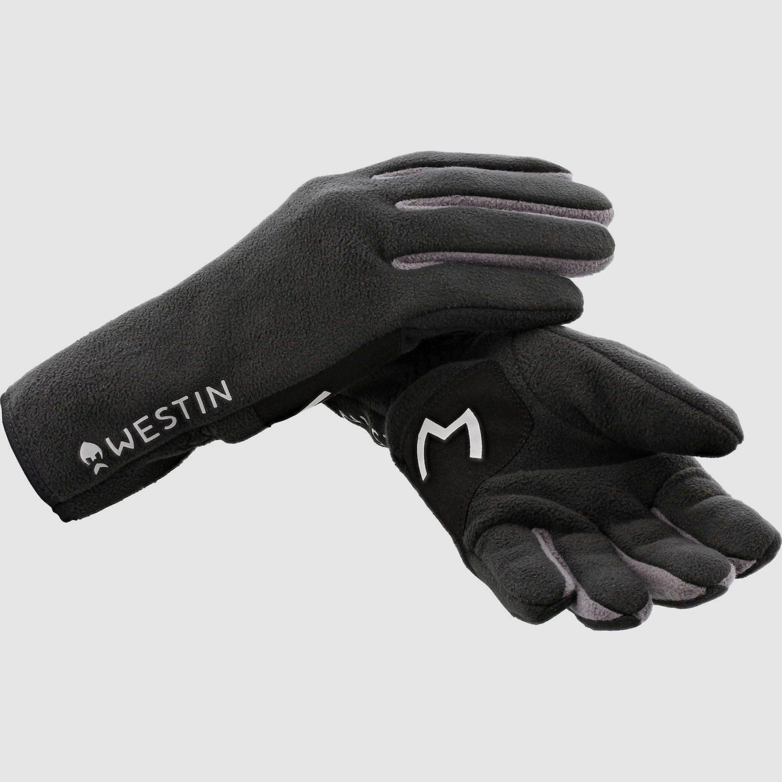 Westin Full Fleece Gloves M Carbon Black