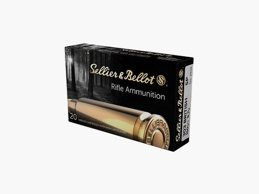 CAJA DE 20 PATRONES SELLIER BELLOT CAL.303BRITISH SP 150GR