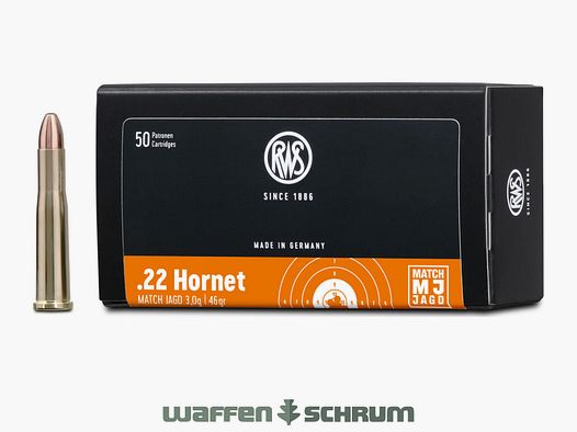 RWS Match Jacht 3,0g - 46gr. .22 Hornet