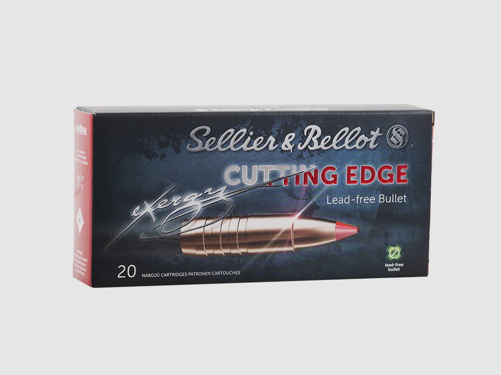 Sellier & Bellot 308Win. eXergy EDGE 10,7g/165grs. Büchsenpatronen Bleifrei