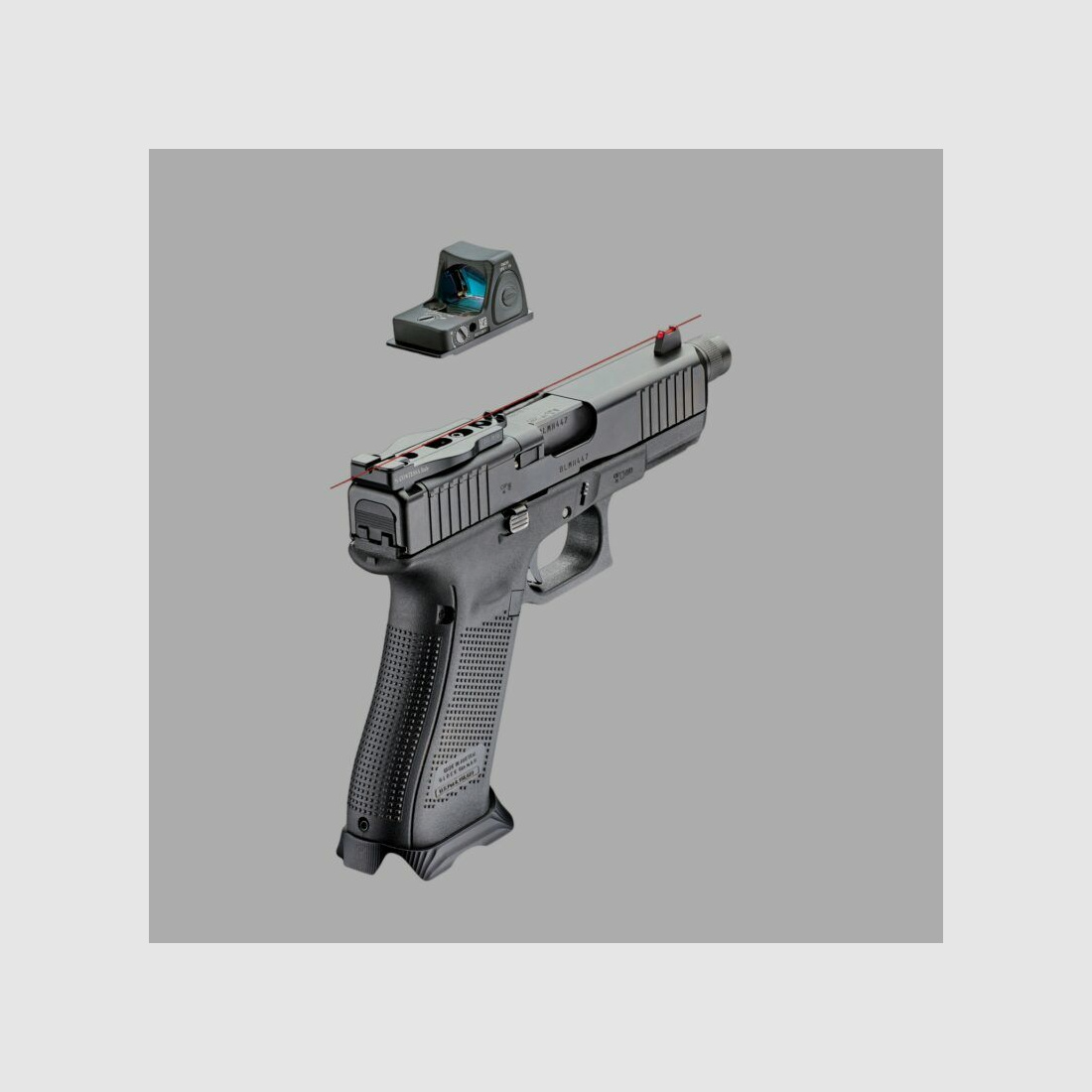 Rifle Doc | Liberación rápida de la mira Glock para Glock 17 Gen. 4 y Gen. 5 SIN MOS