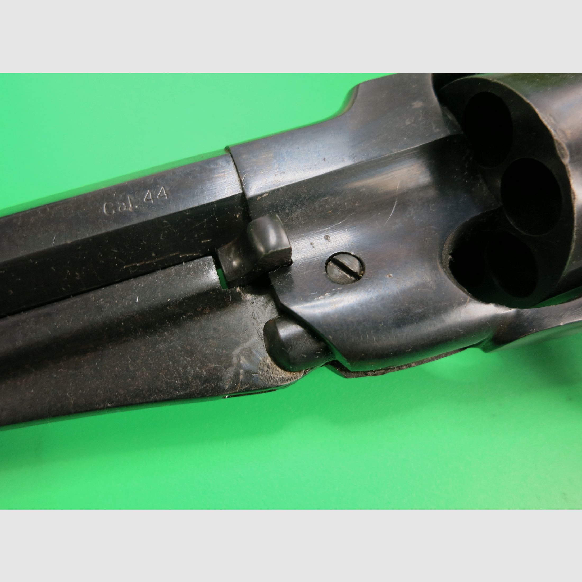 Revólver de percusión, E.N. Santa Bárbara, Nuevo Modelo Ejército 1863, calibre .44 BP, cañón de 8" #50