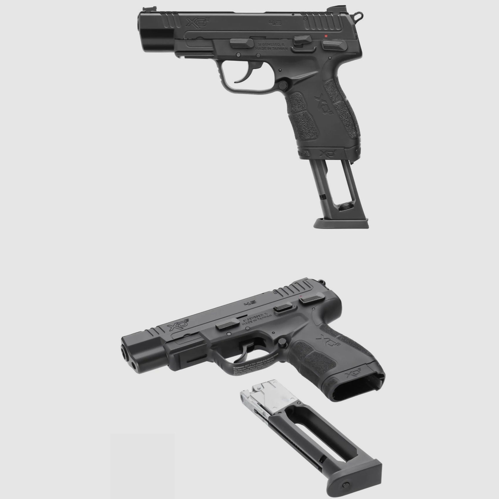 Springfield XDE 4.5", airsoft CO2 pistol, caliber 6mm BB
