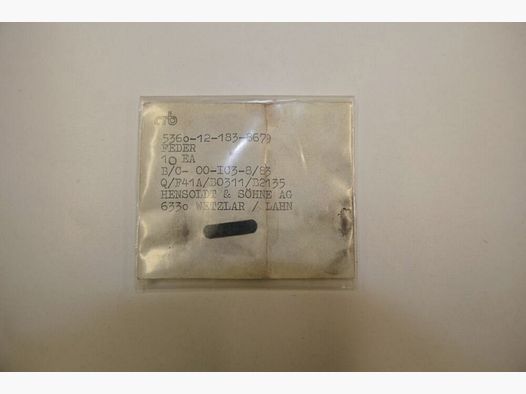 Feder para el visor Hensoldt 5360-12-183-8679