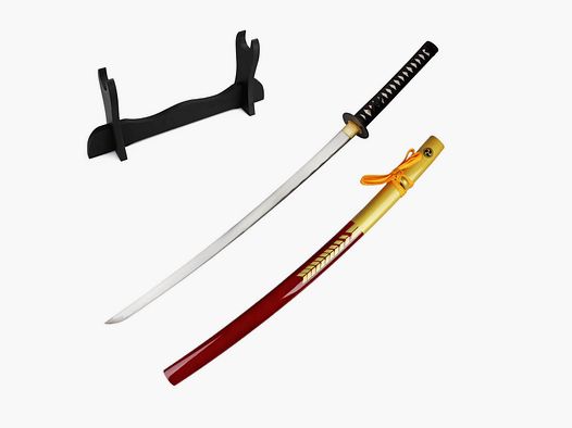 47 Ronin Katana Miecz samurajski z ostrą klingą z 1045 stali węglowej w zestawie z stojakiem na miecz