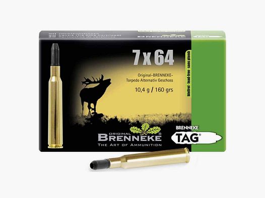 7x64 TAG 10,4g/160grs. Brenneke